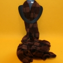 Foulard Collection 2viola dunkelbraun