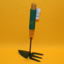 Garten-Handhacke mit Holz/Gummigriff