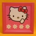 Hello Kitty Wandbild 19x19cm