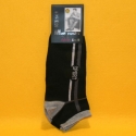 Herren-Socken schwarz/grau Sport
