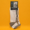 Herren-Socken weiss/grau Sport