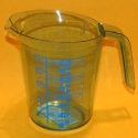 Messbecher 1 Liter blau