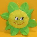 Plüsch-Sonne gelb
