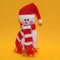 Schneemann mit Halstuch getrickt
