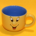 Tasse Face gelb breit